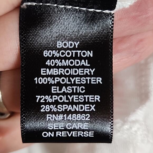 Torrid Cotton Modal Slub Square Neck Smocked Babydoll Tank, NWT, 4X - Picture 6 of 7